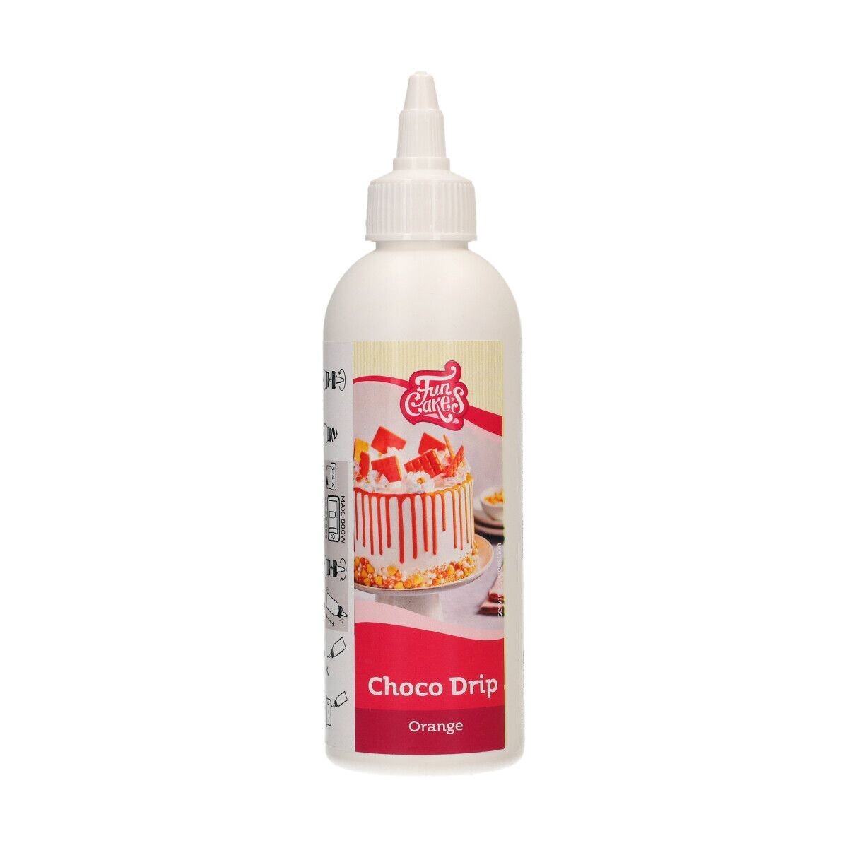 FunCakes Choco Drip -ORANGE 180g - Drip σοκολάτας Πορτοκαλί