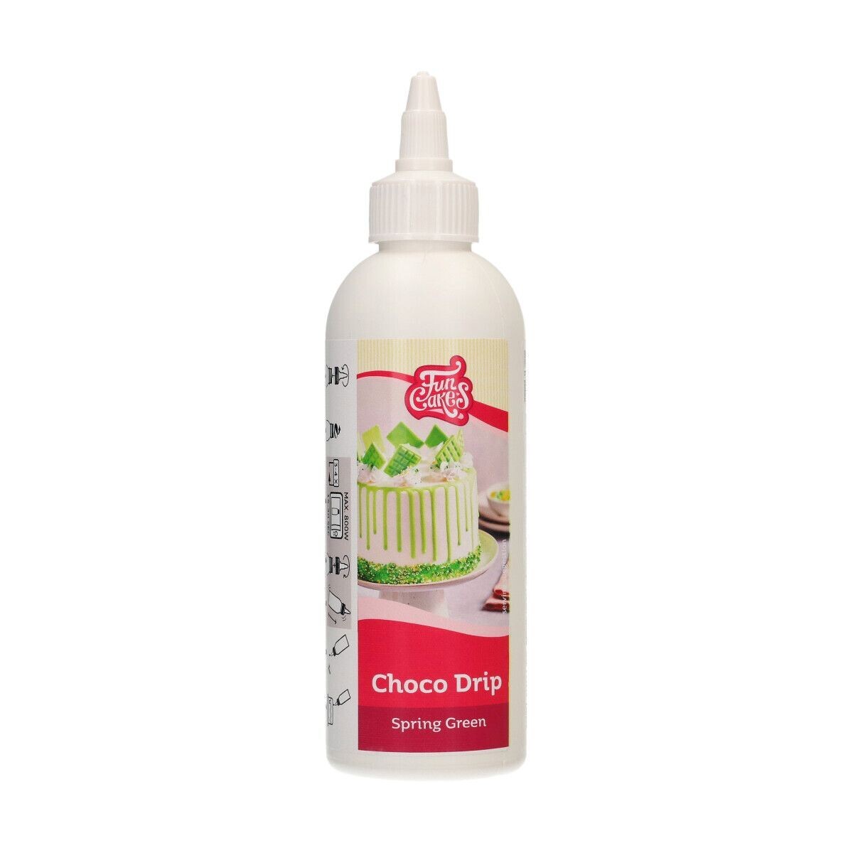 FunCakes Choco Drip -SPRING GREEN 180g - Drip σοκολάτας Ανοιχτό Πράσινο