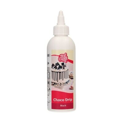 FunCakes Choco Drip -BLACK 180g - Drip σοκολάτας Μαύρο