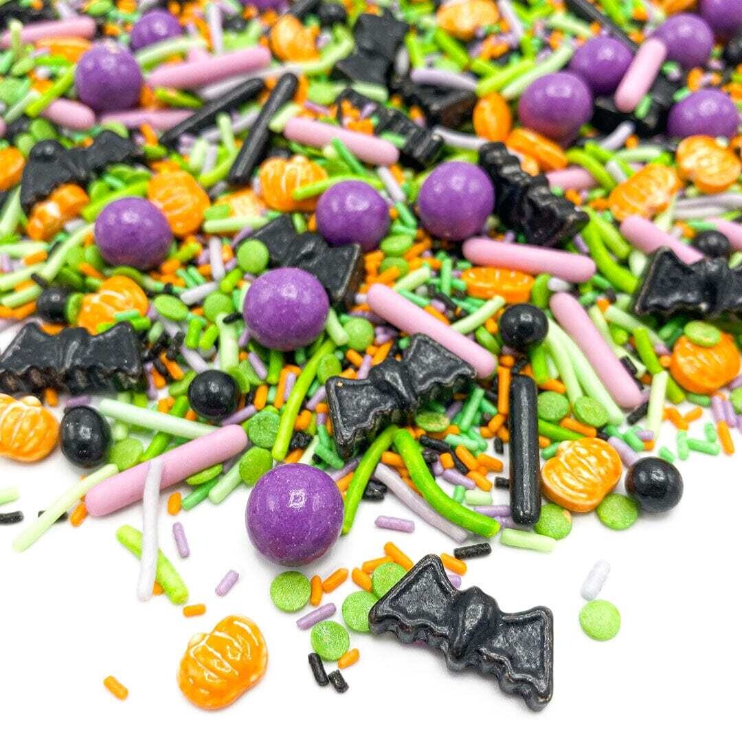 SALE!!! Happy Sprinkles Mix -CREEPIN' IT REAL 90g - Μείγμα Ζαχαρωτών για το Halloween Ανάλωση κατά προτίμηση πριν από 30/9/23