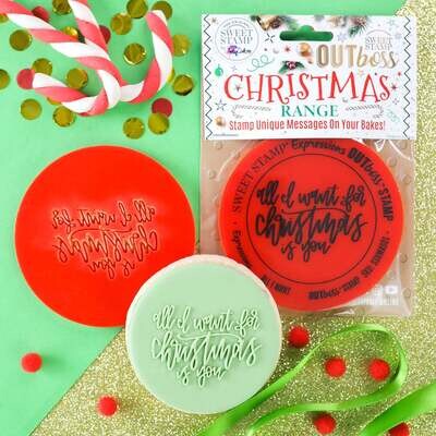 Sweet Stamp -OUTboss Christmas -ALL I WANT FOR CHRISTMAS IS YOU- Χριστουγεννιάτικη Σφραγίδα