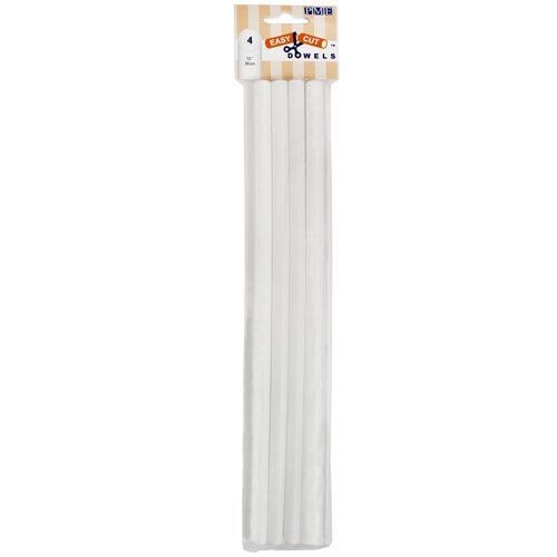 PME Dowels -EASY CUT  DOWELS - Σετ 4τεμ Κούφιοι Πλαστικοί Πείροι/Κολώνες Στήριξης 30εκ