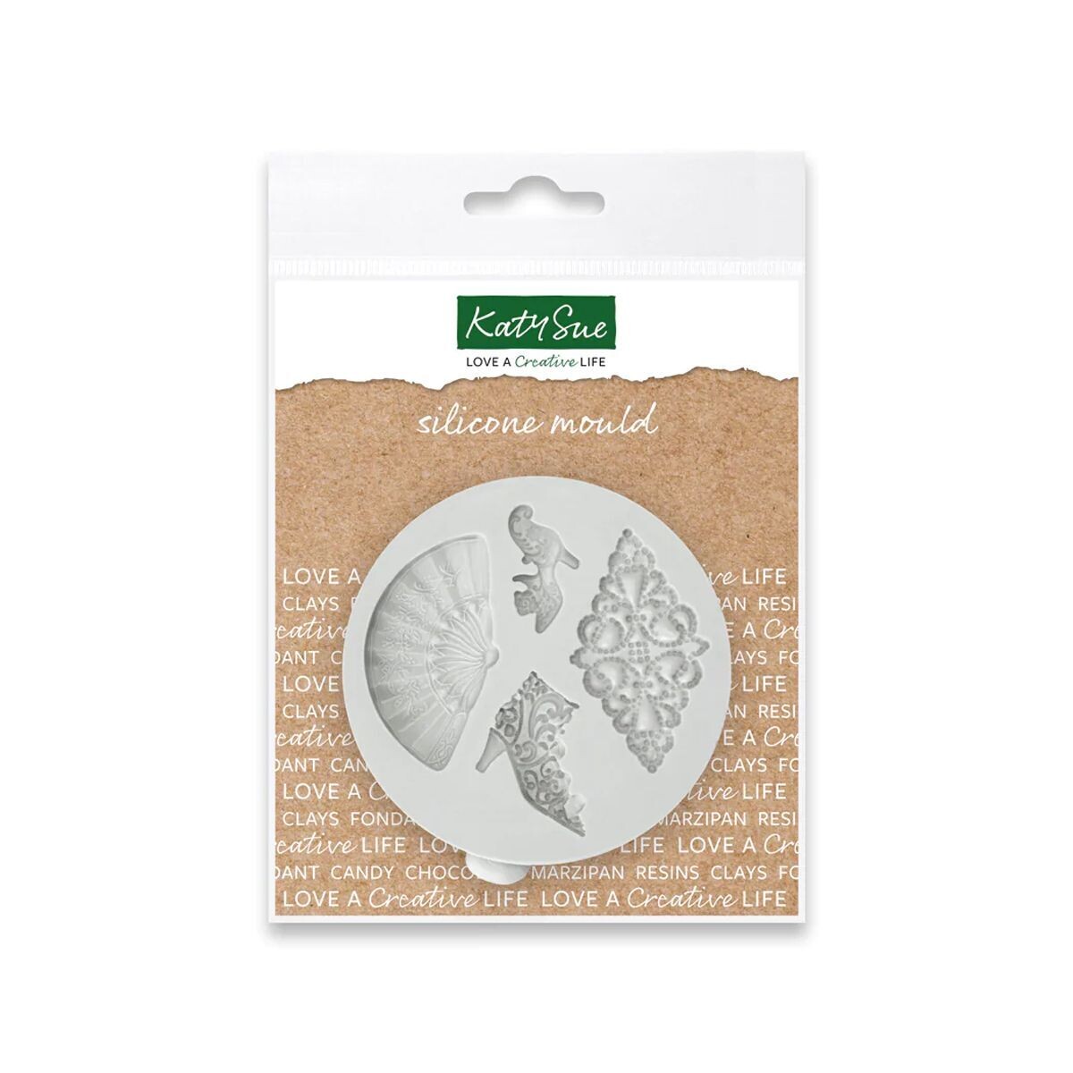 SALE!!! Katy Sue Silicone Mould -MINIATURE VINTAGE ACCESSORIES -Καλούπι Σιλικόνης Διακοσμητικά Εποχής