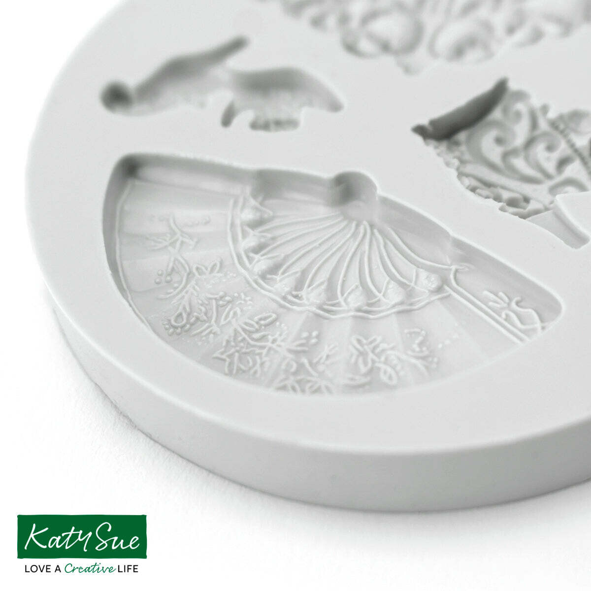 SALE!!! Katy Sue Silicone Mould -MINIATURE VINTAGE ACCESSORIES -Καλούπι Σιλικόνης Διακοσμητικά Εποχής