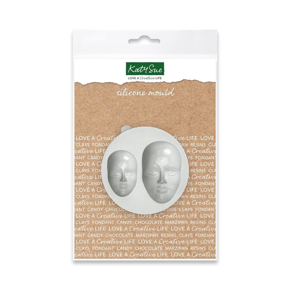Katy Sue Silicone Mould -BASIC FACES -Καλούπι Σιλικόνης Πρόσωπα