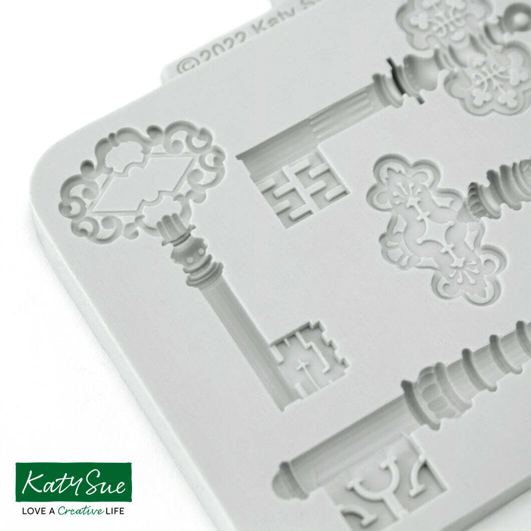 Katy Sue Silicone Mould -ORNATE KEYS -Καλούπι Σιλικόνης Κλειδιά