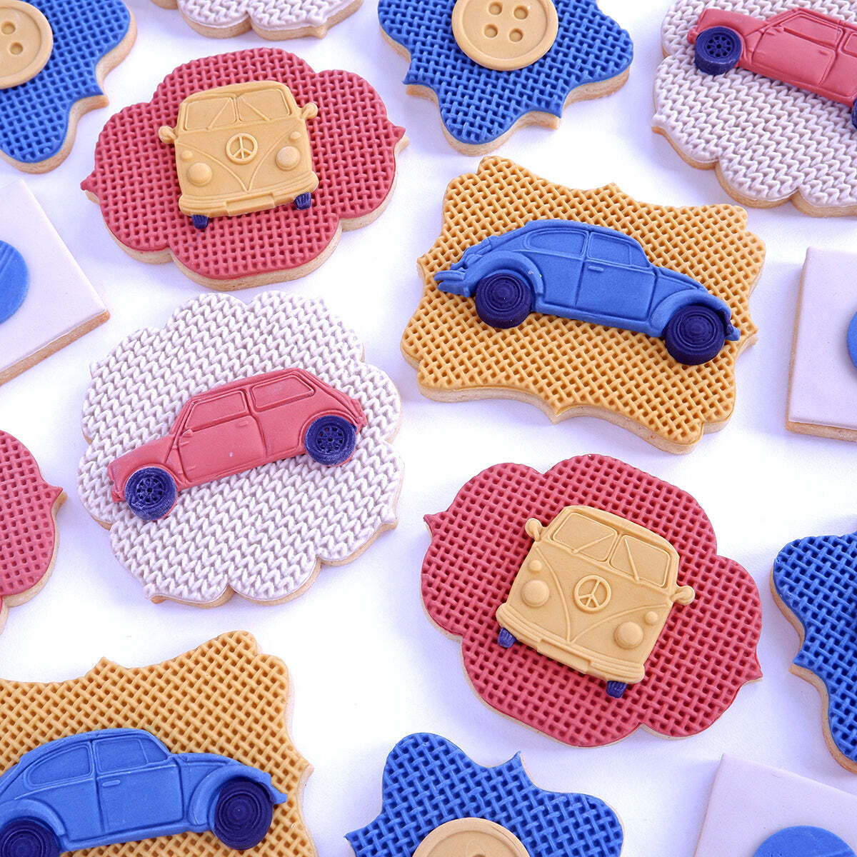 Katy Sue Silicone Mould -MINI MOTORS -Καλούπι Σιλικόνης διάφορα μικρά αυτοκίνητα