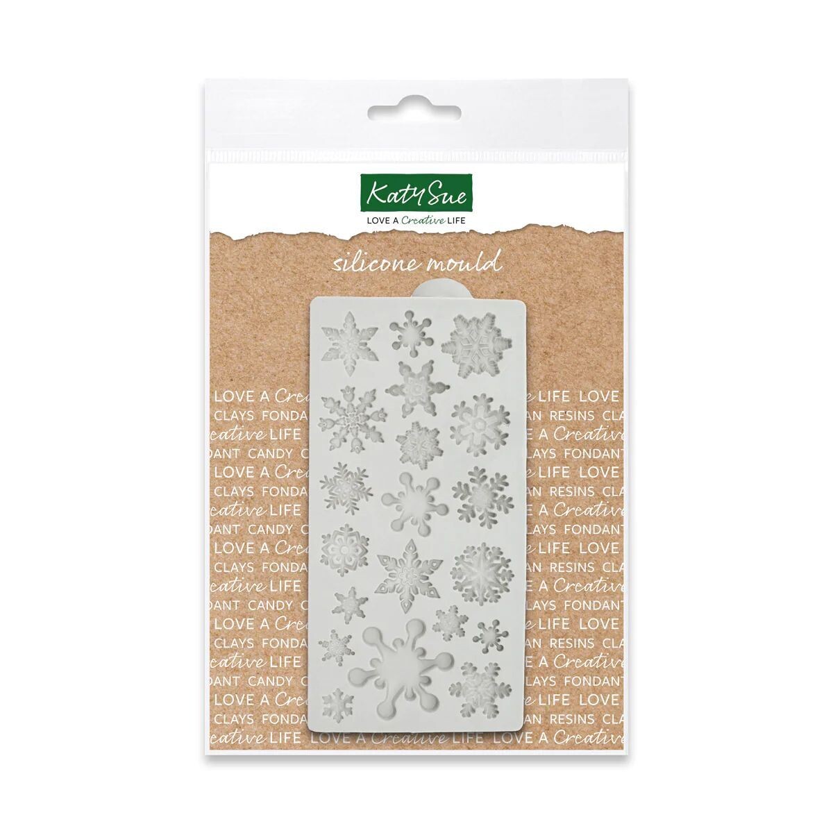 Katy Sue Silicone Mould -MINIATURE SNOWFLAKES -Καλούπι Σιλικόνης Χιονονιφάδες