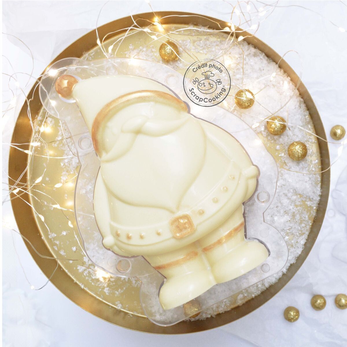 SALE!!! Scrapcooking 3D Chocolate Mould -SANTA CLAUS - Πλαστικό Καλούπι για Σοκολατένιο Άγιο Βασίλη