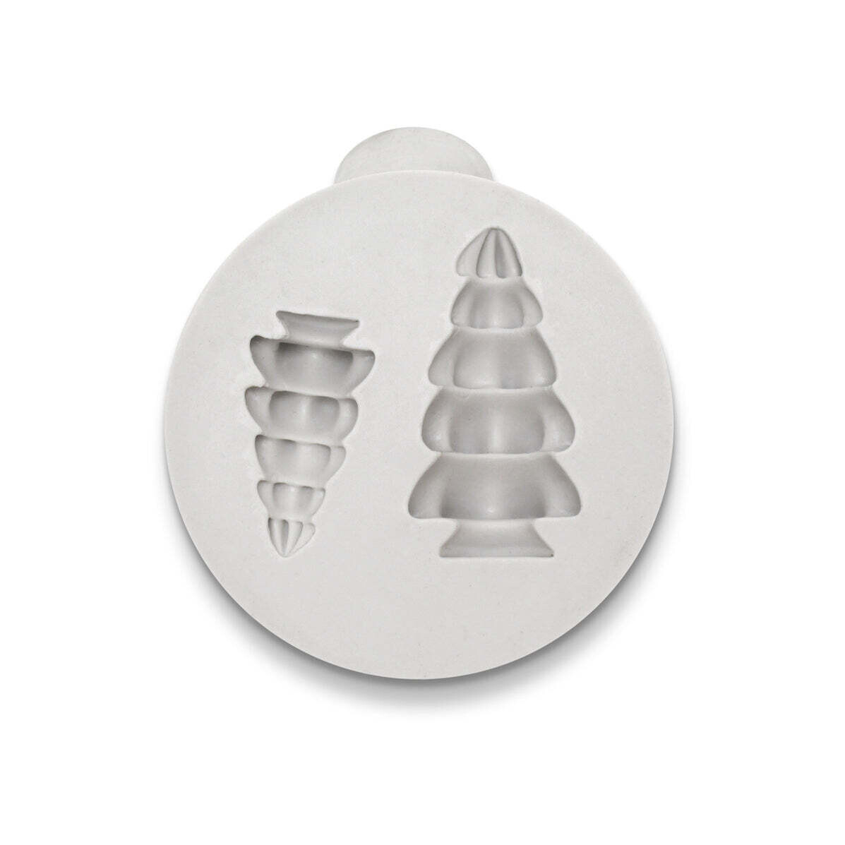 Katy Sue Silicone Mould -3D TREES SMALL &amp; MEDIUM - Καλούπι Σιλικόνης Χριστουγεννιάτικα Δεντράκια μικρό και μεσαίο μέγεθος