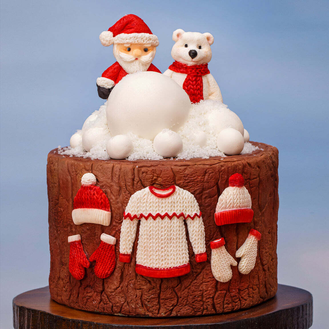 Katy Sue Silicone Mould -KNITTED SWEATER, HAT &amp; MITTENS -Καλούπι Σιλικόνης Πλεκτό Πουλόβερ, Γάντια και Σκούφος