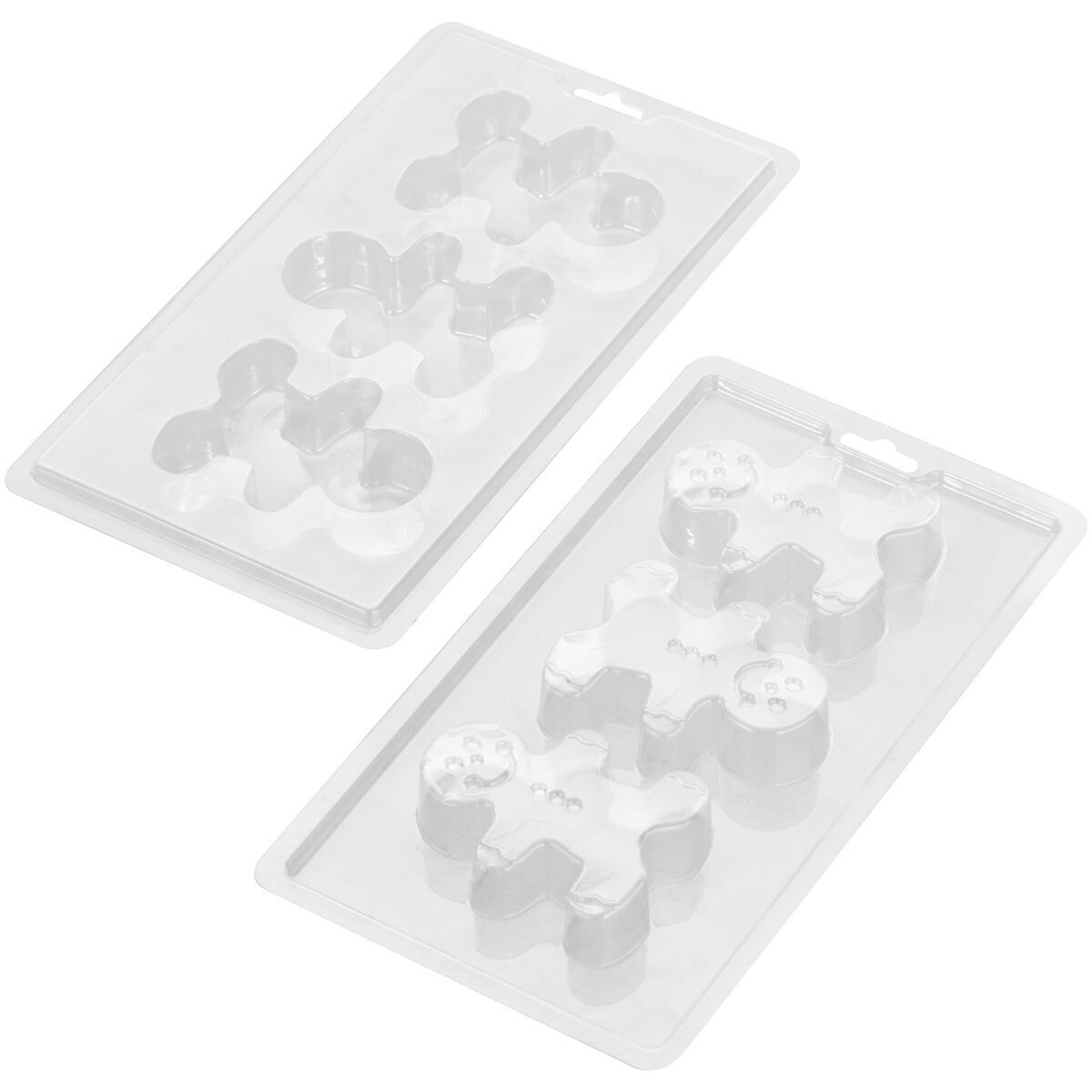 Wilton Candy Mould -HOT CHOCOLATE GINGERBREAD - Πλαστικό καλούπι για σοκολατένια Μπισκοτανθρωπάκια