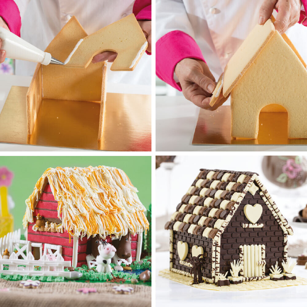 DECORA Gingerbread Fairytale House Cutter Cookie  - Σετ 8τεμ Κουπ πατ για Mπισκοτόσπιτο