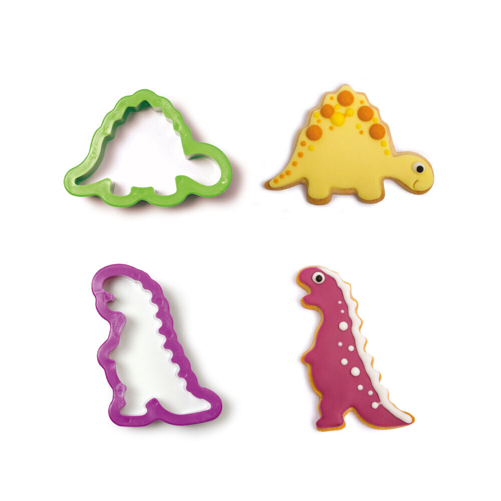 DECORA Cutters - JURASSIC - Σετ 2 πλαστικά κουπ πατ Δεινόσαυροι