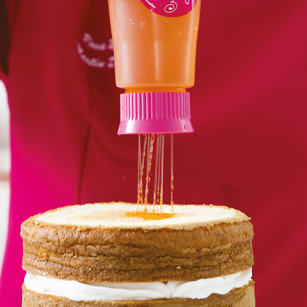 DECORA Syrup Shower Bottle - Πλαστικό μπουκάλι για σιρόπι Μεσαίο Μέγεθος -MEDIUM