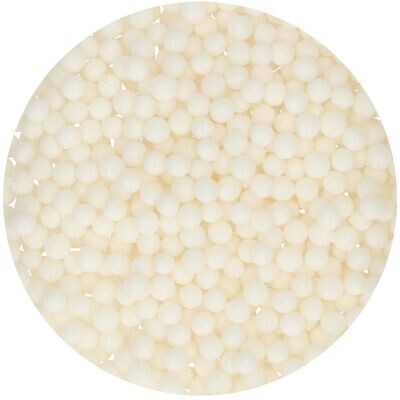 FunCakes Soft Sugar Pearls -4mm PEARL WHITE -MEDIUM 60g -Μείγμα Ζαχαρωτών Πέρλες Λευκές FunCakes Soft Sugar Pearls -4mm PEARL WHITE -MEDIUM 60g -Μείγμα Ζαχαρωτών Πέρλες Λευκές
