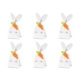 SALE!!!! PartyDeco Easter Treat Bags -BUNNY RABBIT -6τεμ Χάρτινα  σακουλάκια  για γλυκά &amp; ζαχαρωτά Κουνελάκι