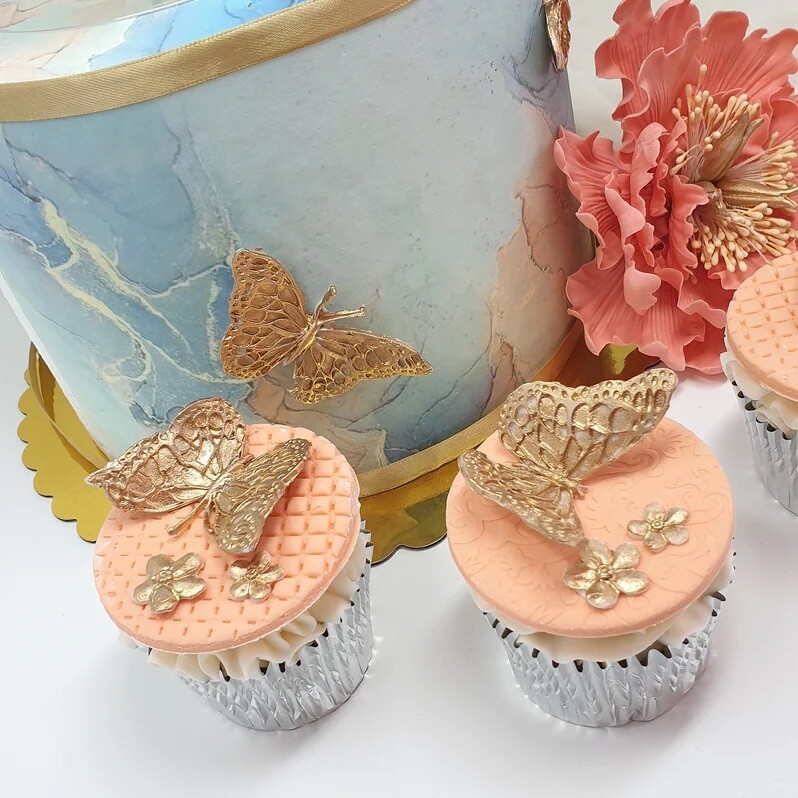 Katy Sue Silicone Mould -ELEGANT BUTTERFLIES - Καλούπι Σιλικόνης Πεταλούδες