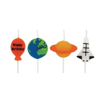 SALE!!! By AH -Shaped Candles -SPACE - Κεράκια με θέμα το διάστημα 4 τεμ SALE!!! By AH -Shaped Candles -SPACE - Κεράκια με θέμα το διάστημα 4 τεμ