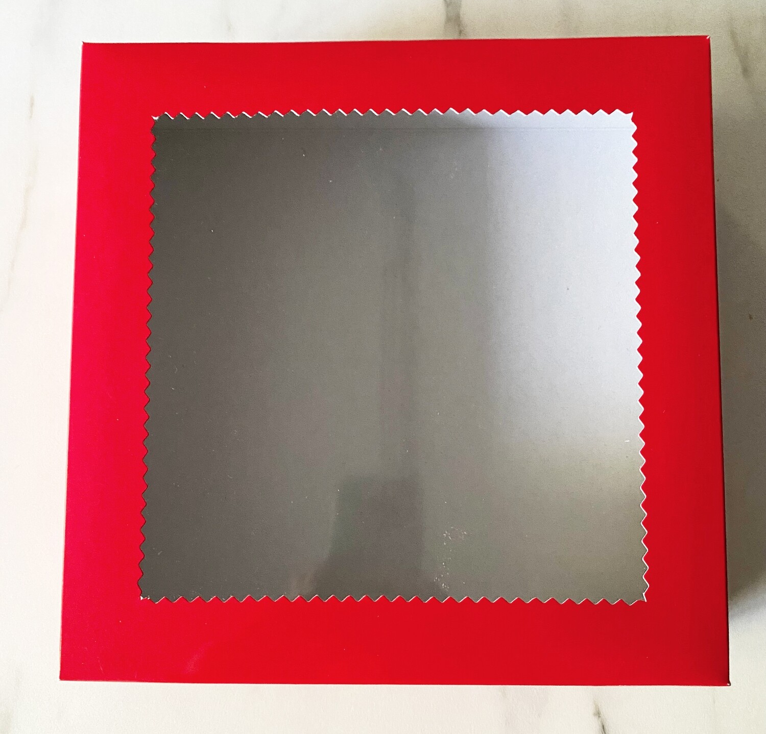 Box for Sweets RED 20x20x8εκ - Κουτί για Γλυκά Κόκκινο