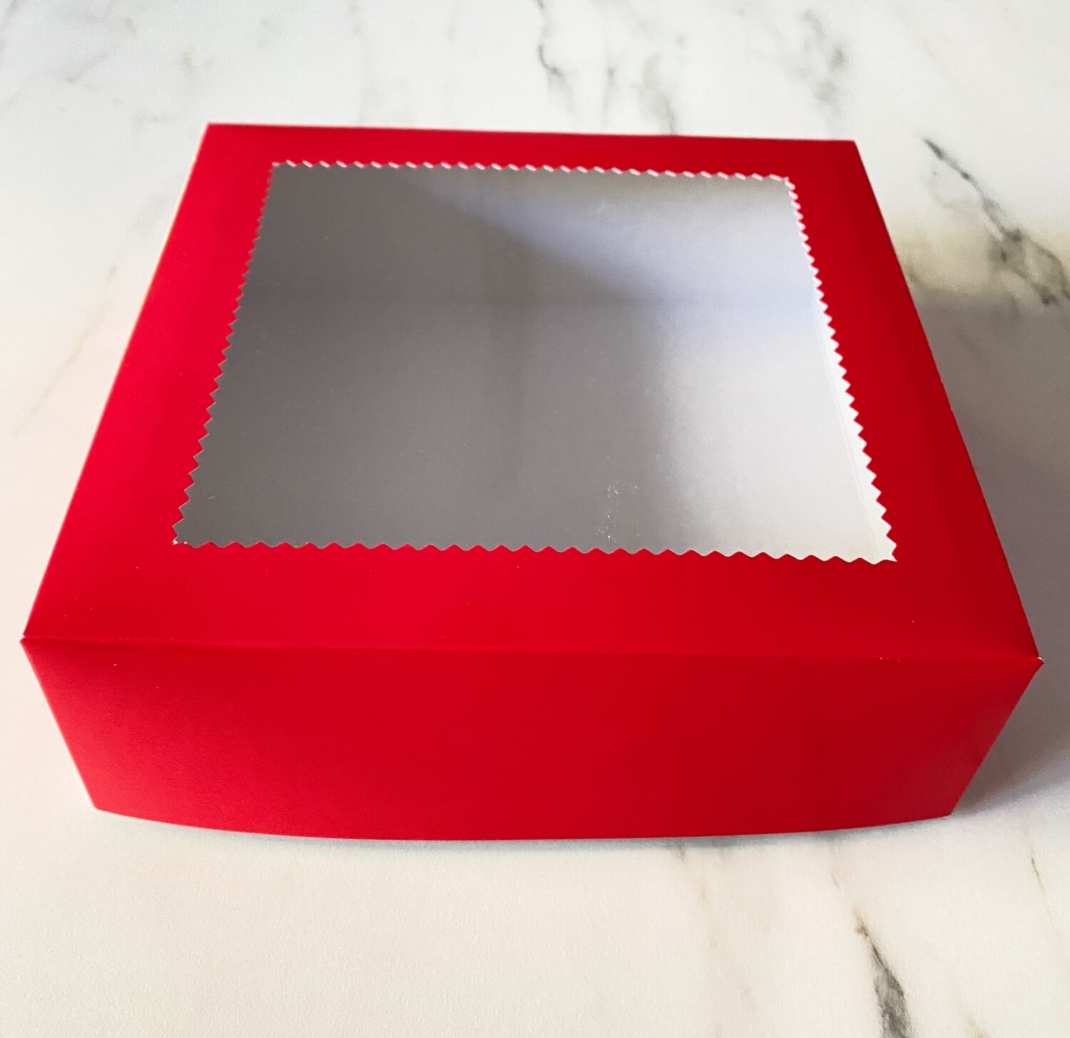 Box for Sweets RED 20x20x8εκ - Κουτί για Γλυκά Κόκκινο