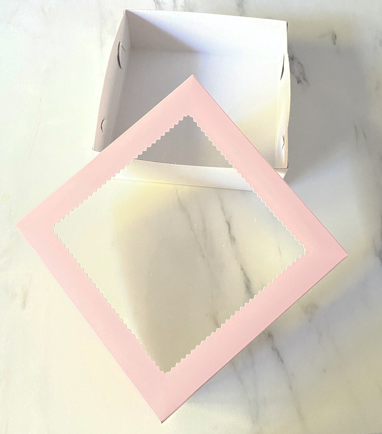 Box for Sweets PINK 20x20x8εκ - Κουτί για Γλυκά Ροζ