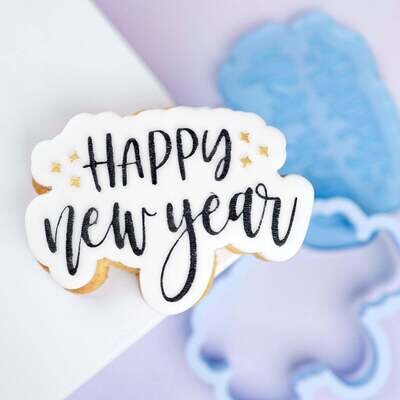 Sweet Stamp -OUTboss Stamp &#39;n Cut -HAPPY NEW YEAR - Κουπ πατ και Σφραγίδα ∞∞∞