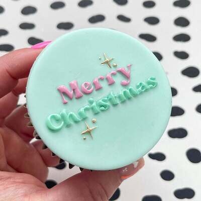 Sweet Stamp -OUTboss Christmas - RETRO MERRY CHRISTMAS - Χριστουγεννιάτικη Σφραγίδα