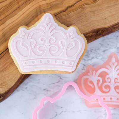 Sweet Stamp -OUTboss Stamp &#39;n Cut -CROWN -Κουπ Πατ και Σφραγίδα Στέμμα/Κορώνα
