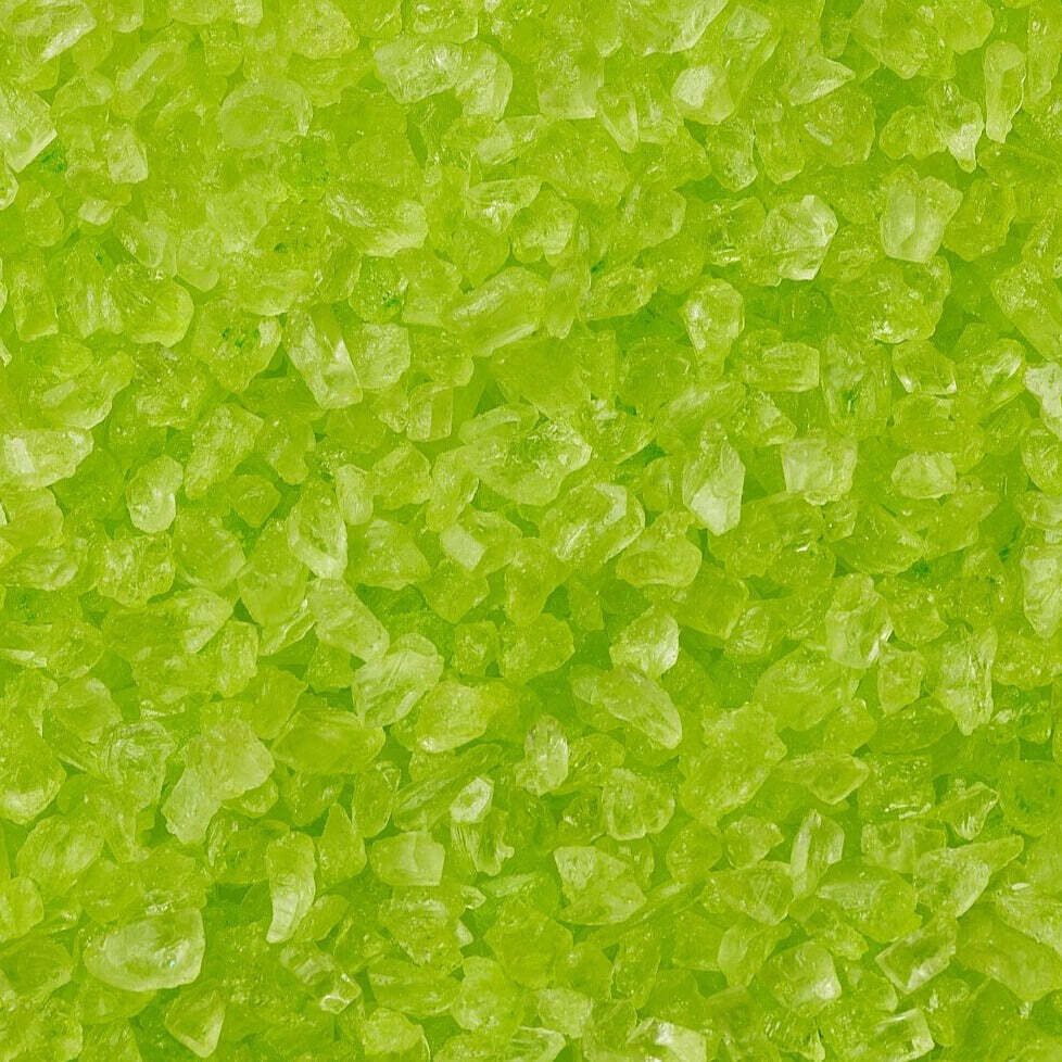 Halo Sprinkles -Sugar Crystals -LIGHT GREEN 180γρ - Χρωματιστή Ζάχαρη Λαχανί