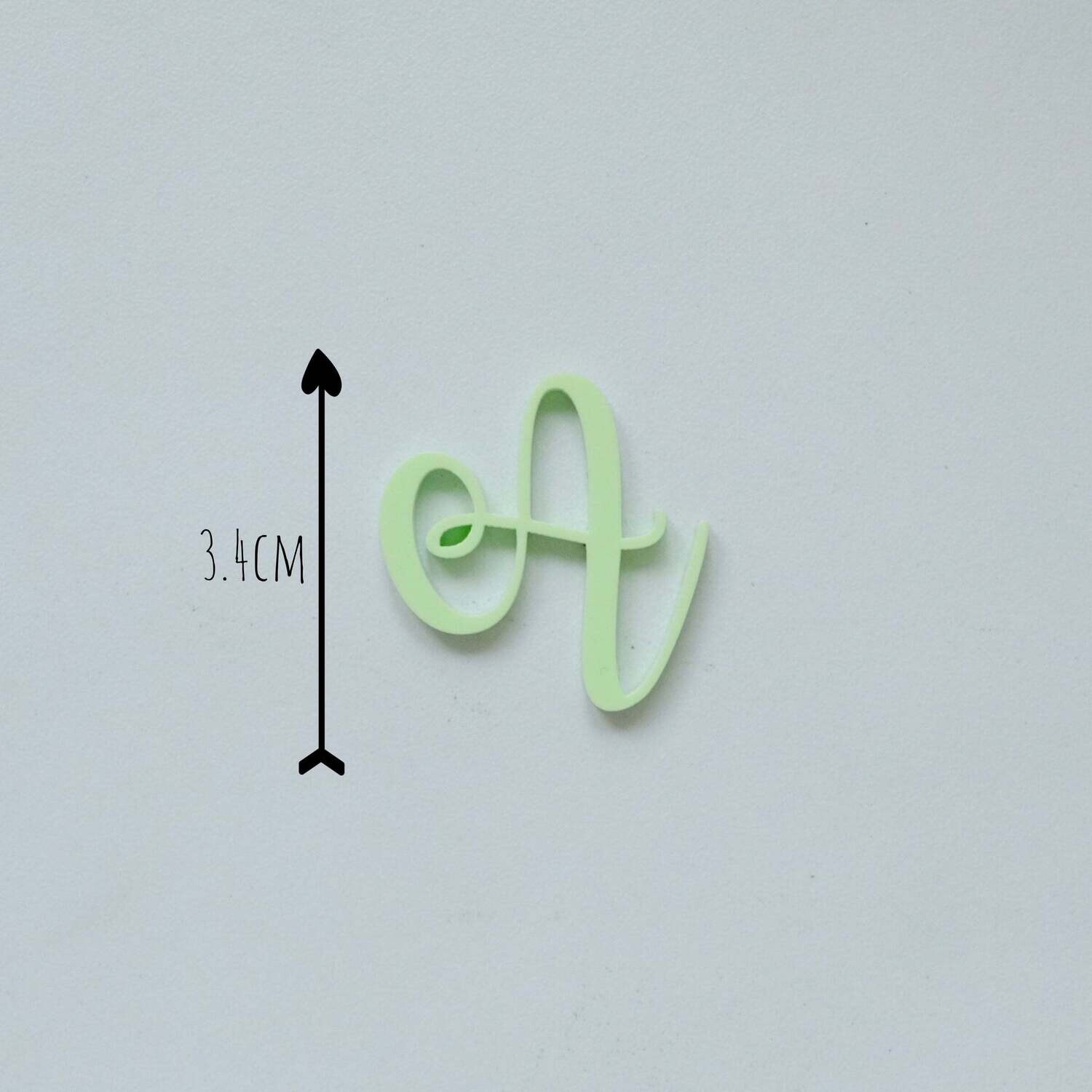 SALE!!! Sweet Stamp -Fonts -LARGE/MEDIUM -CURLY - Σφραγίδες Γράμματα Μεγάλο/Μεσαίο Μέγεθος