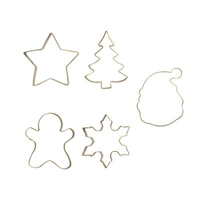 DECORA Christmas Cutters Σετ 5 Μεταλλικά κουπ πατ χριστουγεννιάτικα DECORA Christmas Cutters Σετ 5 Μεταλλικά κουπ πατ χριστουγεννιάτικα