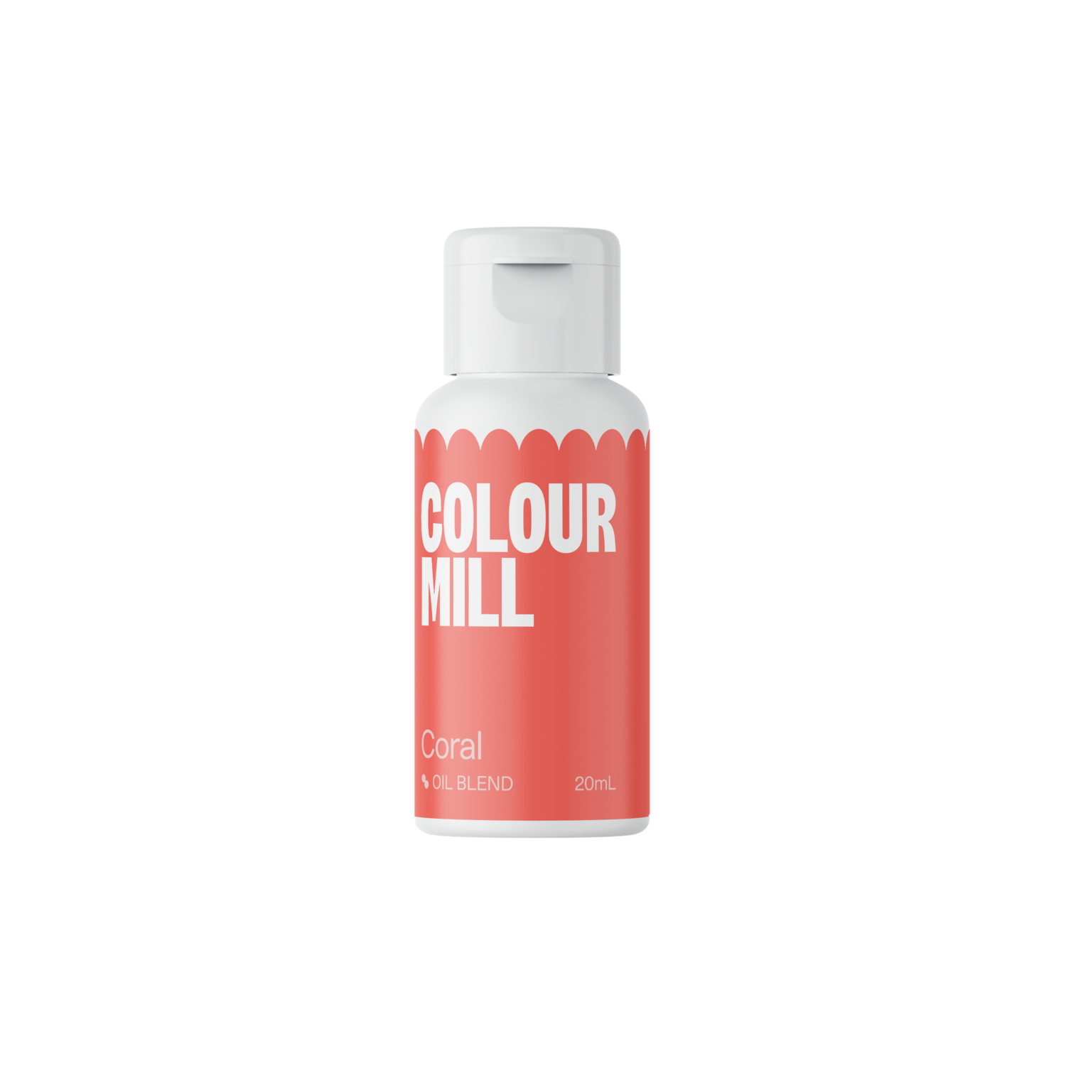 Colour Mill Oil Based Gel Colour - CORAL 20ml - Χρώμα Σοκολάτας σε Τζελ Κοραλί