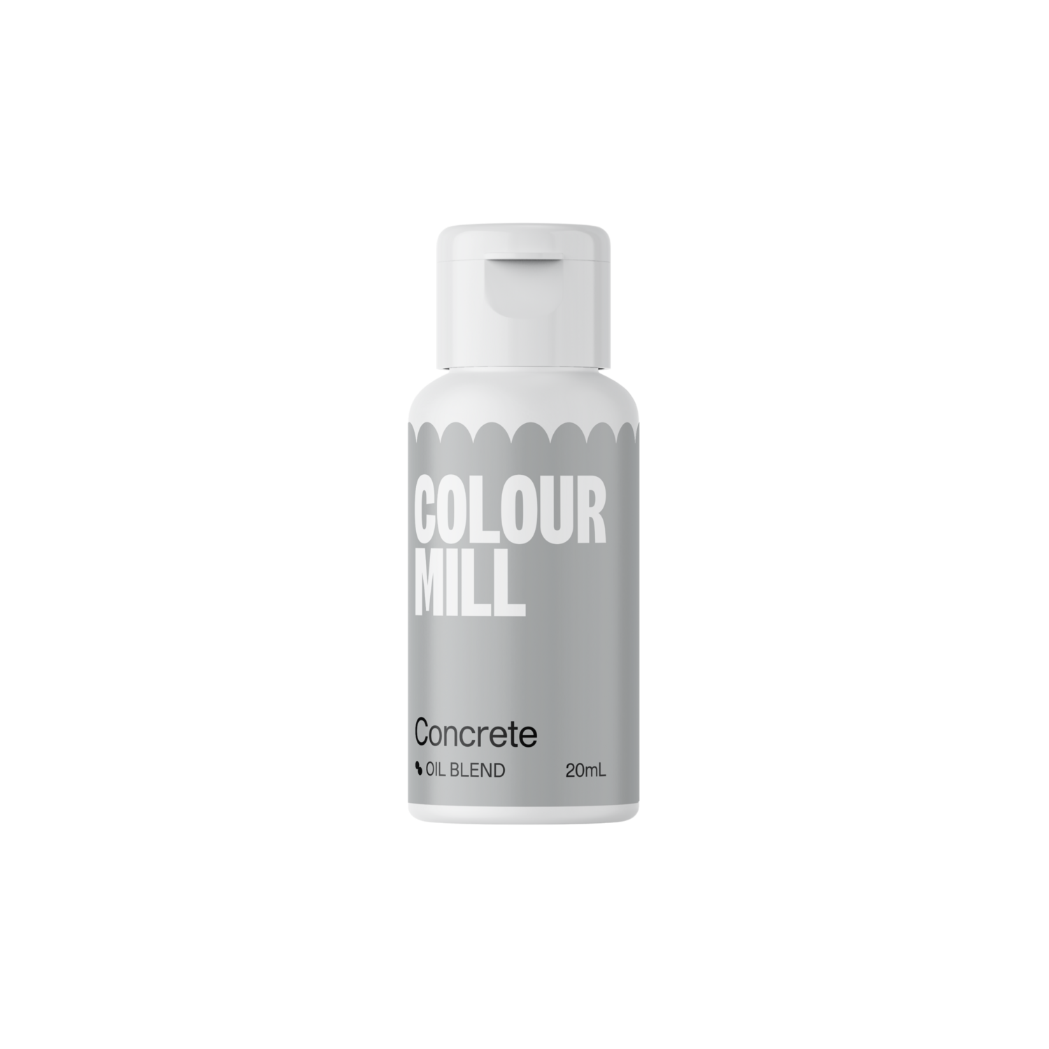 Colour Mill Oil Based Gel Colour - CONCRETE 20ml - Χρώμα Σοκολάτας σε Τζελ Ανοιχτό Γκρι