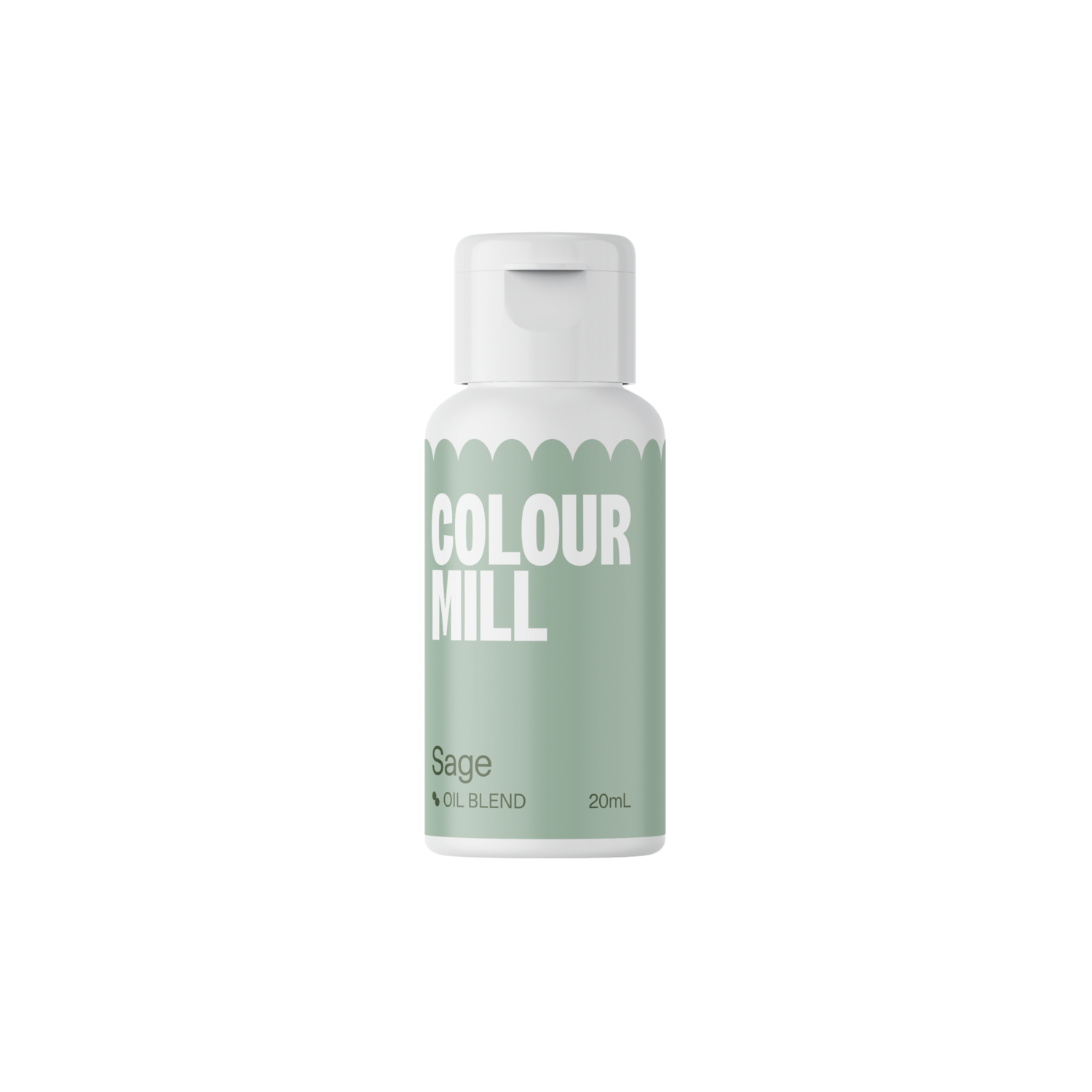Colour Mill Oil Based Gel Colour - SAGE 20ml - Χρώμα Σοκολάτας σε Τζελ Πράσινο του Φασκόμηλου