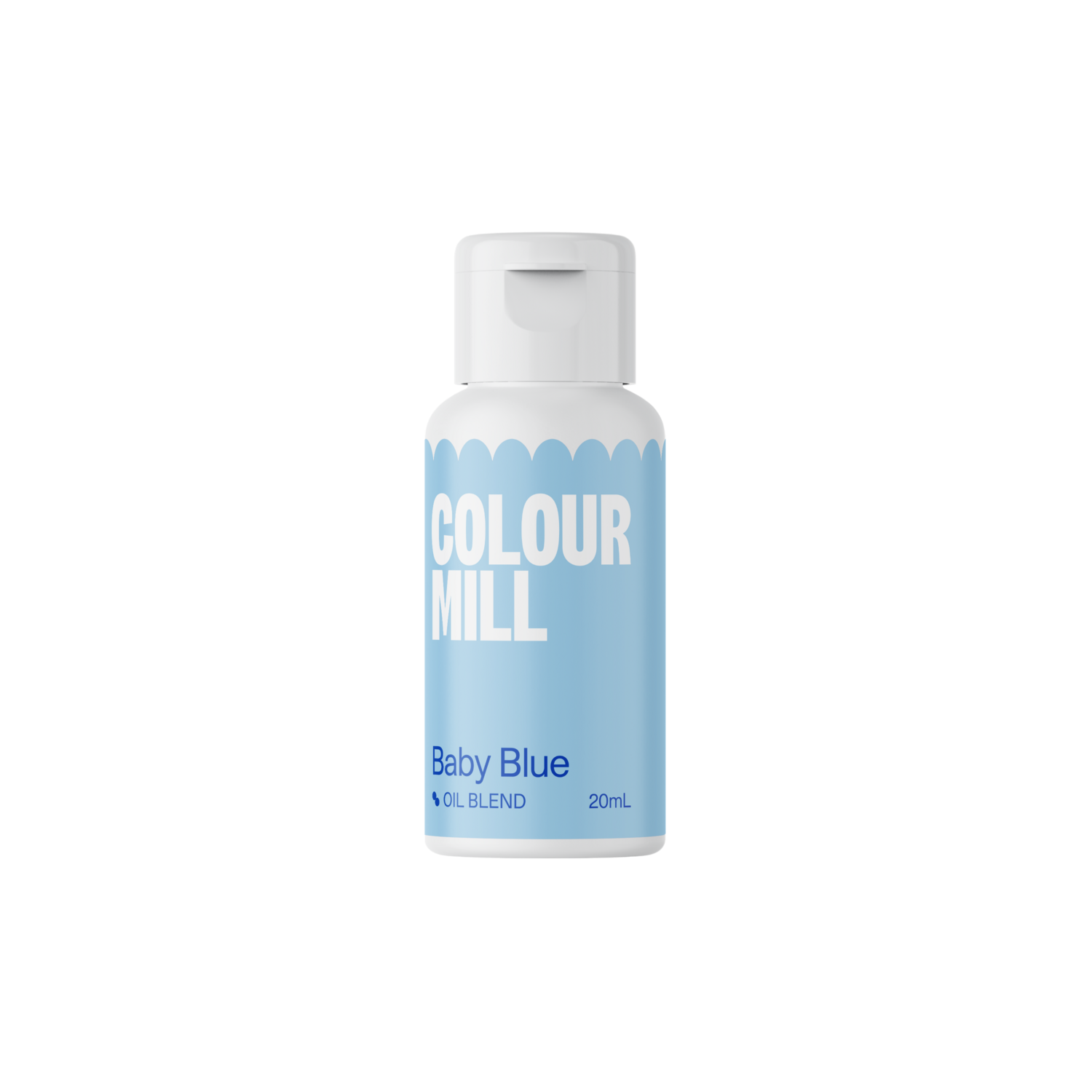 Colour Mill Oil Based Gel Colour - BABY BLUE 20ml - Χρώμα Σοκολάτας σε Τζελ Απαλό Γαλάζιο