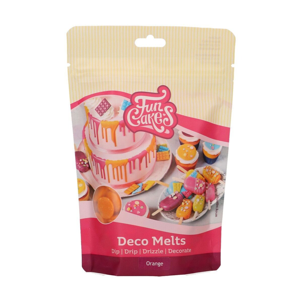 FunCakes Deco Melts ΜΕ ΓΕΥΣΗ ΠΟΡΤΟΚΑΛΙ 250γρ Orange Flavour ∞∞∞