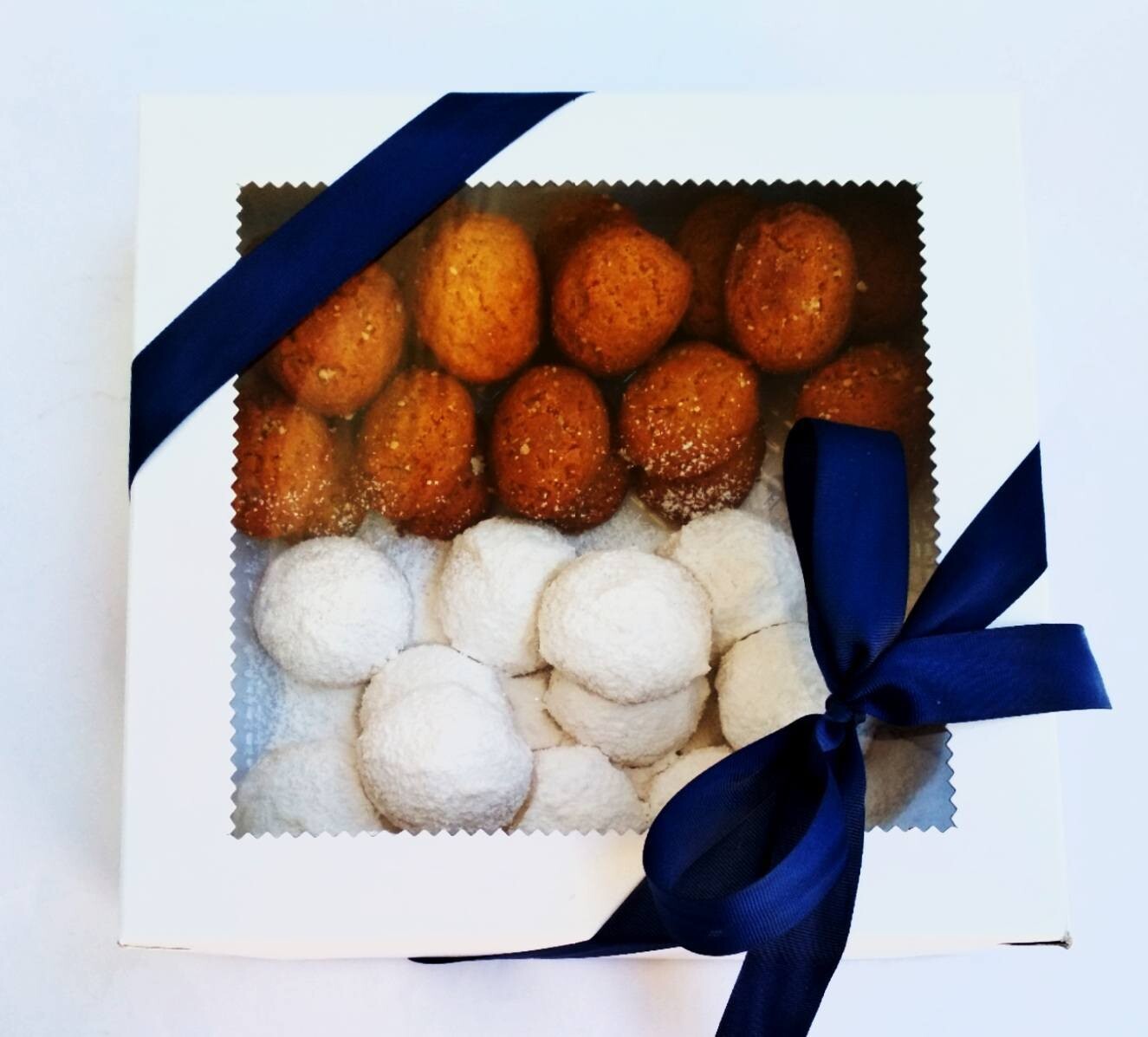 Box for Sweets WHITE 20x20x8εκ - Κουτί για Γλυκά Λευκό