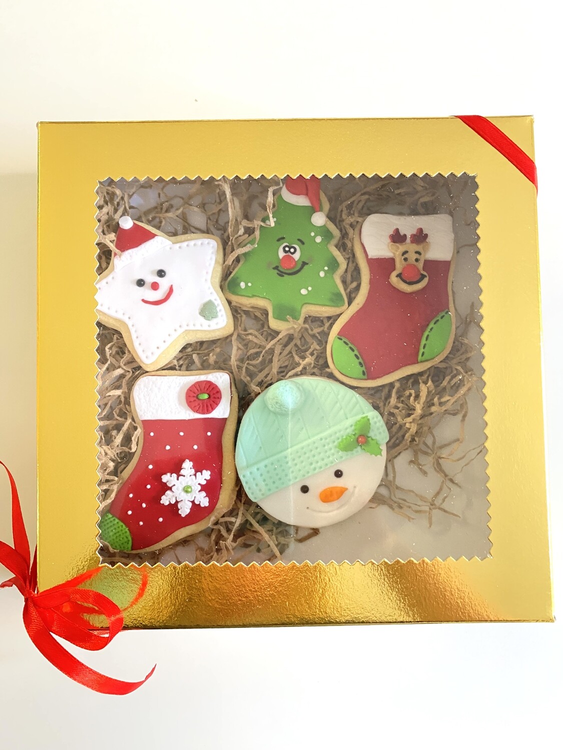Box for Sweets GOLD 20x20x8εκ - Κουτί για Γλυκά Χρυσό