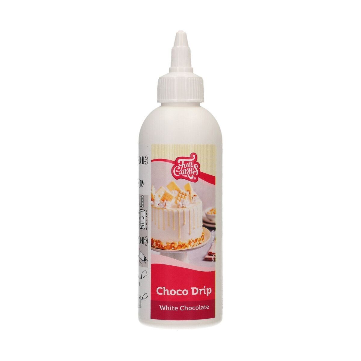 FunCakes Choco Drip -WHITE CHOCOLATE 180g - Drip Λευκής Σοκολάτας