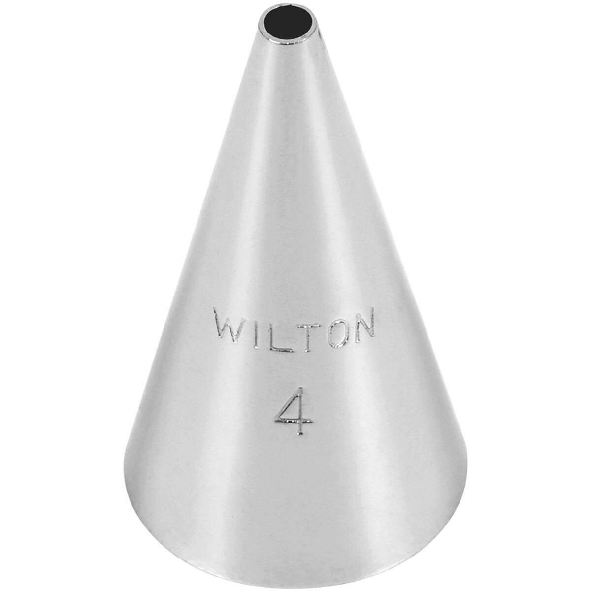 WILTON Nozzle ROUND No.4 - Μύτη Κορνέ Στρογγυλή