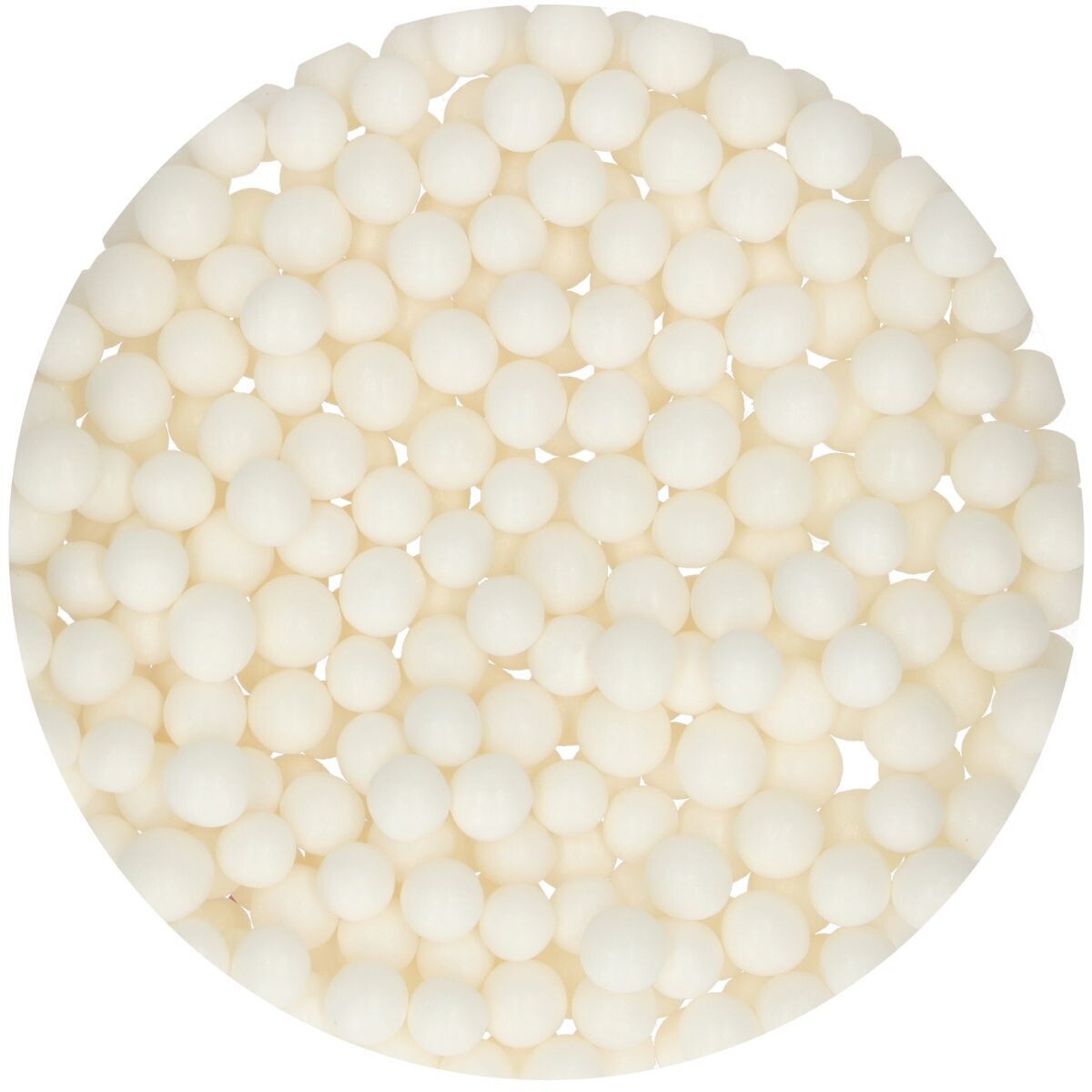 FunCakes Sugar Pearls -LARGE WHITE 80g - Μείγμα Ζαχαρωτών Πέρλες Λευκές Μεγάλες