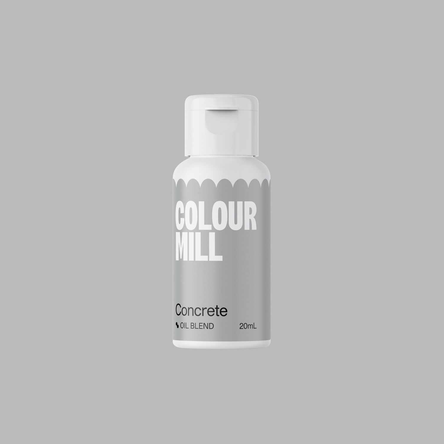 Colour Mill Oil Based Gel Colour - CONCRETE 20ml - Χρώμα Σοκολάτας σε Τζελ Ανοιχτό Γκρι