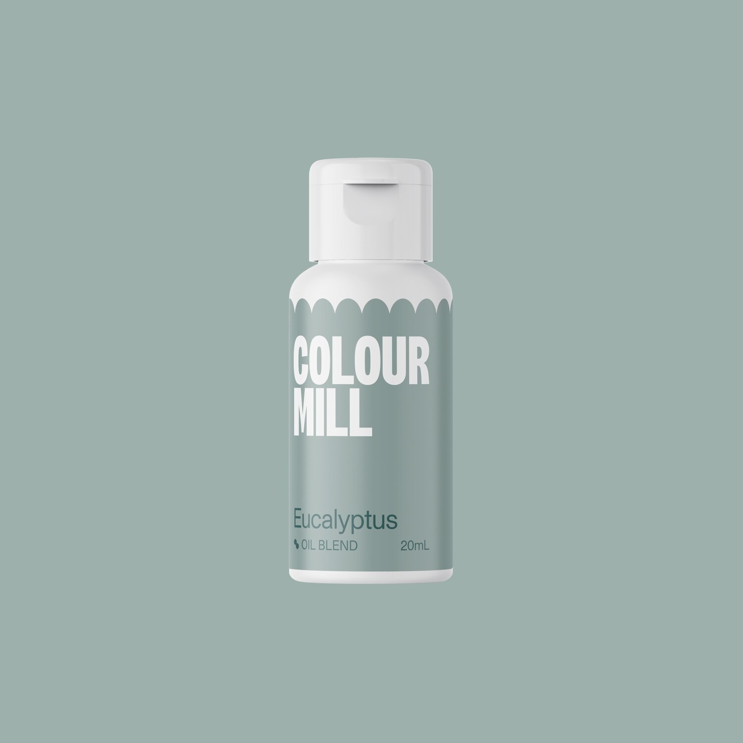 Colour Mill Oil Based Gel Colour - EUCALYPTUS 20ml - Χρώμα Σοκολάτας σε Τζελ Πράσινο του Ευκάλυπτου