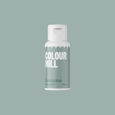 Colour Mill Oil Based Gel Colour - EUCALYPTUS 20ml - Χρώμα Σοκολάτας σε Τζελ Πράσινο του Ευκάλυπτου