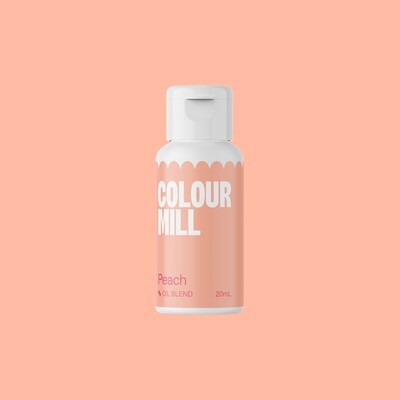 Colour Mill Oil Based Gel Colour - PEACH 20ml - Χρώμα Σοκολάτας σε Τζελ Ροδακινί