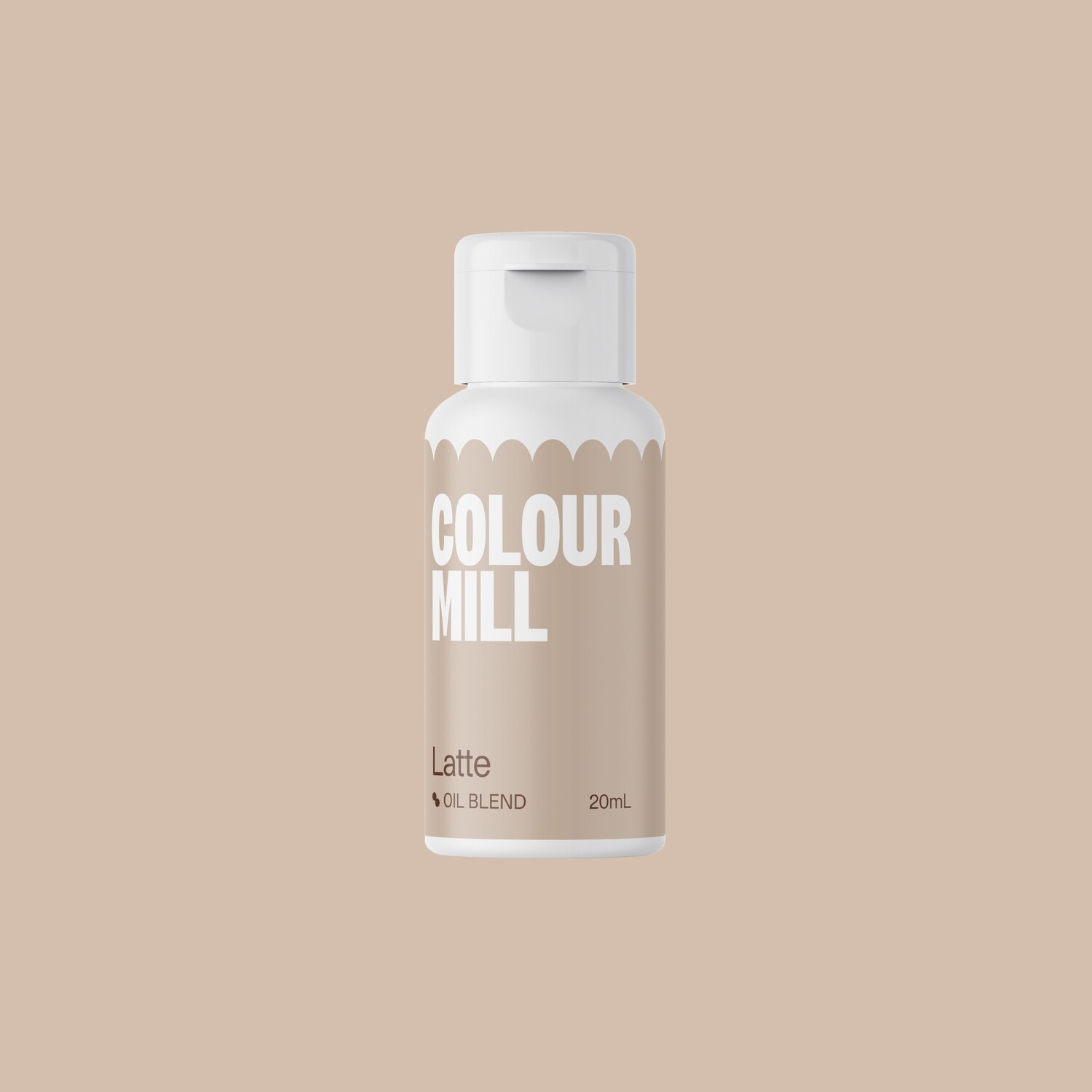 Colour Mill Oil Based Gel Colour - LATTE 20ml - Χρώμα Σοκολάτας σε Τζελ Μπεζ/Λάτε