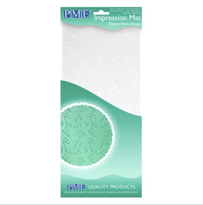 PME Impression Mat -ELEGANT WAVE -Πατάκι Αποτύπωσης Σχεδίου Κύμα