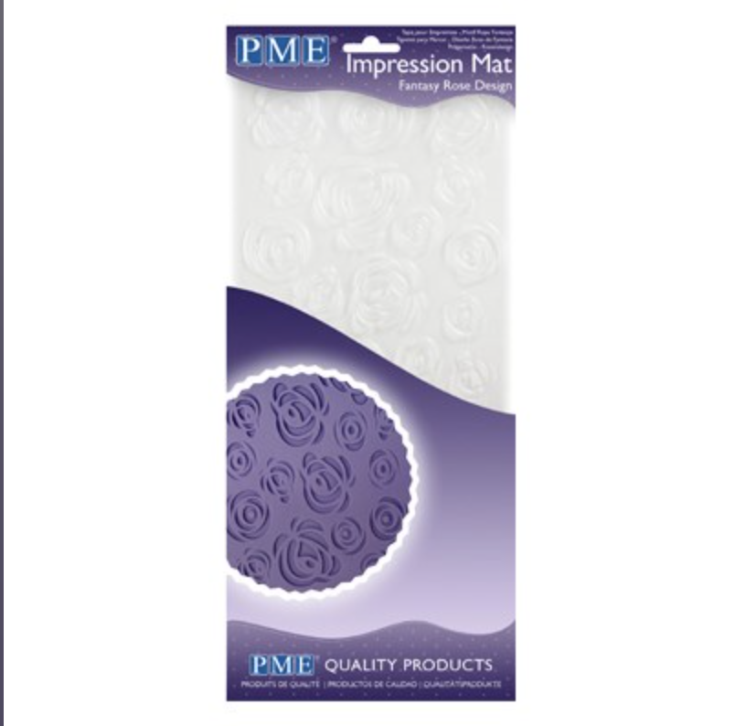 PME Impression Mat -FANTASY ROSE -Πατάκι Αποτύπωσης Σχεδίου Τριαντάφυλλο