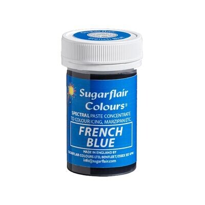 Sugarflair Paste Colours -FRENCH BLUE -Χρώμα σε Πάστα Μπλε Ραφ- 25γρ